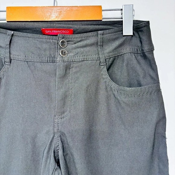 SAN FRANCISCO – Khaki green capri pants | Stretch summer essential * - Picture 7 of 8